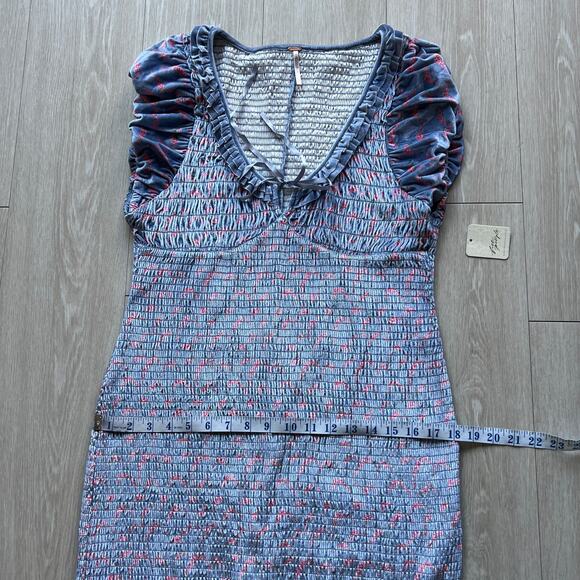 Free People McKenna Velvet Dress Large Boho NWT - Picture 8 of 16